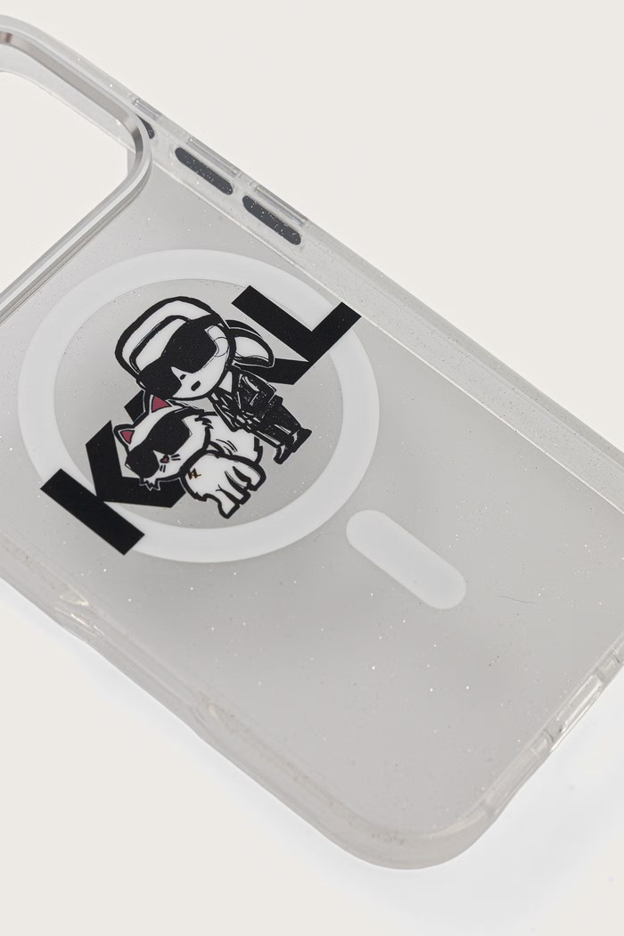 Karl Lagerfeld etui na telefon iPhone 17 Pro KLHMP17LHGKCGKBT transparentny AA00