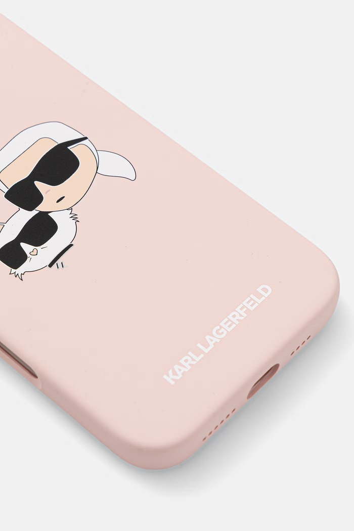 Karl Lagerfeld etui na telefon iPhone 16 Pro Max KLHMP16XSKCHPPLP różowy AA00