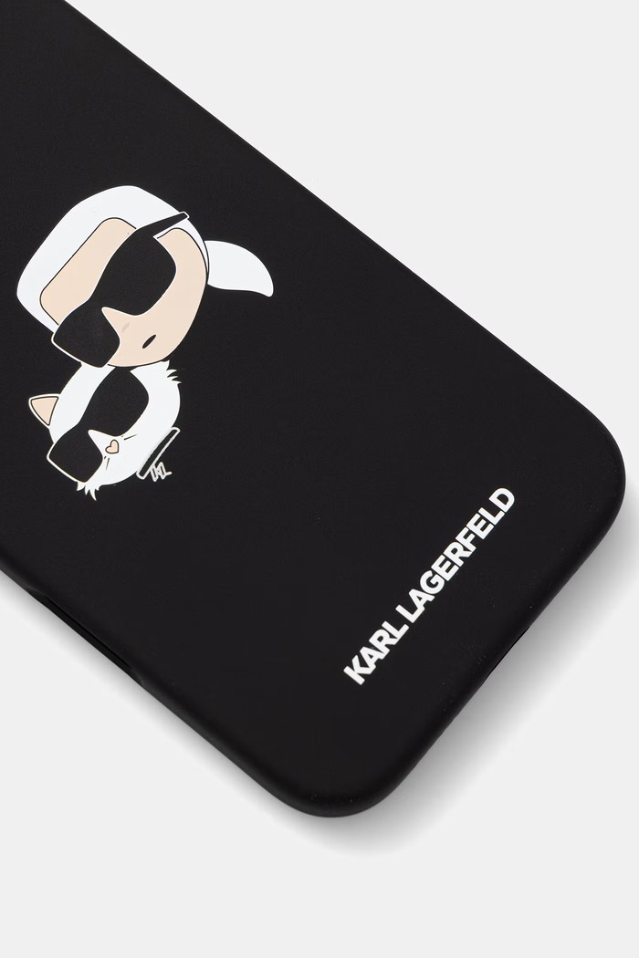 Karl Lagerfeld etui na telefon iPhone 16 Pro Max KLHMP16XSKCHPPLK czarny AA00