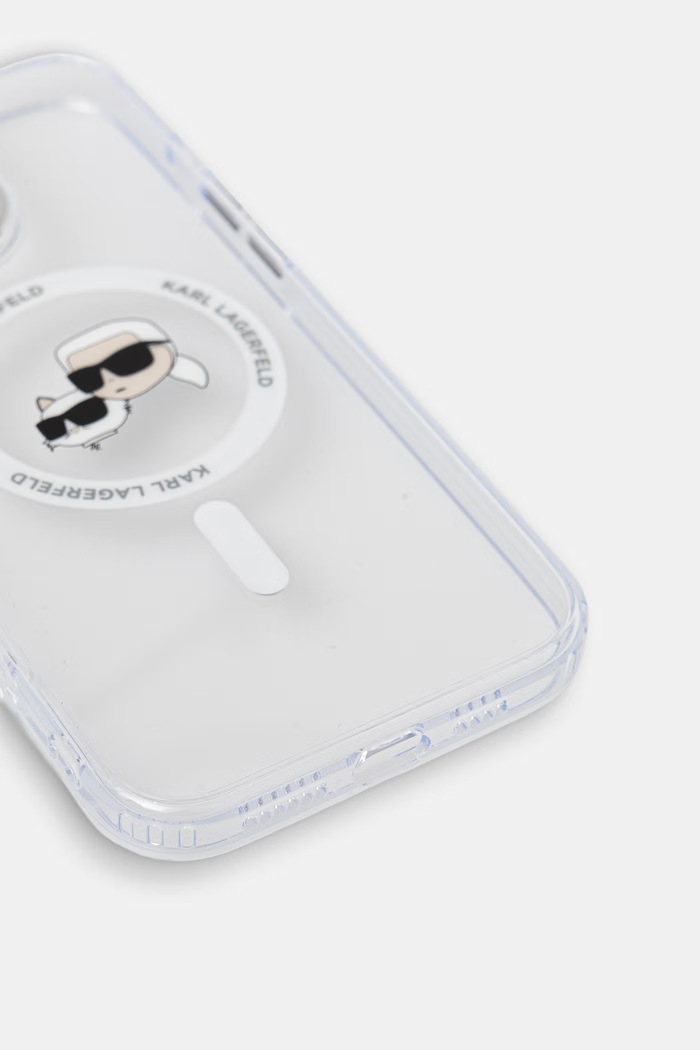 Karl Lagerfeld etui na telefon iPhone 16 Pro Max KLHMP16XHLSKCH biały AA00