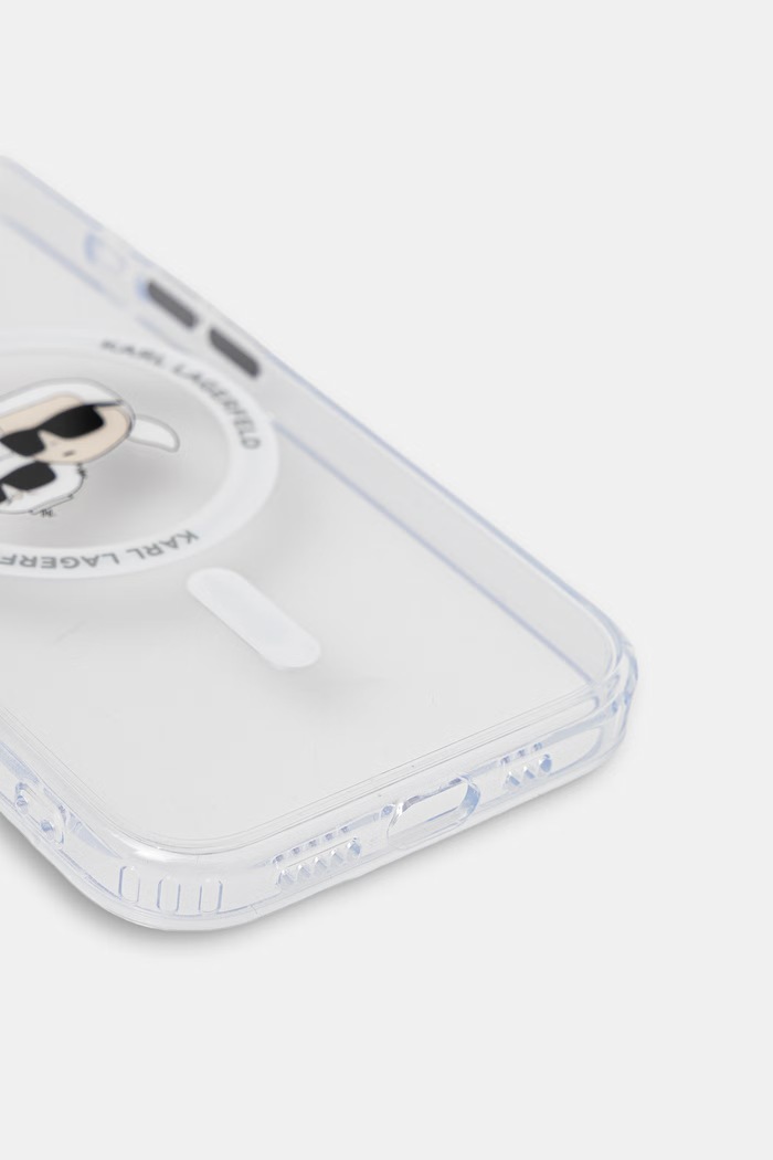 Karl Lagerfeld etui na telefon iPhone 16 KLHMP16SHLSKCH transparentny AA00