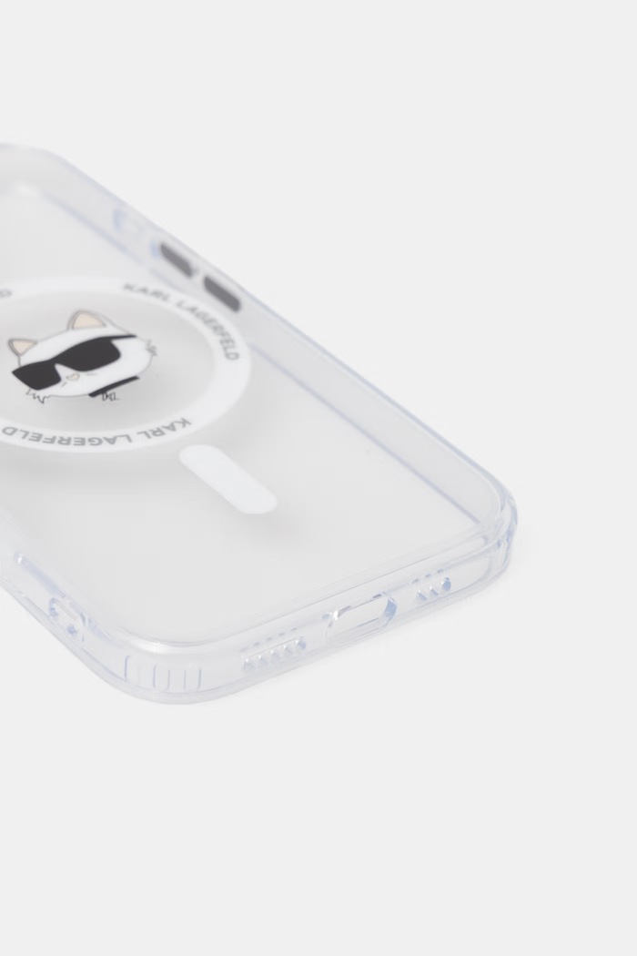 Karl Lagerfeld etui na telefon iPhone 16 KLHMP16SHLSCHH biały AA00