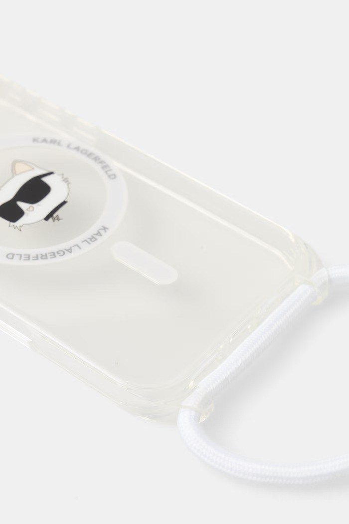 Karl Lagerfeld etui na telefon iPhone 16 KLHMP16SHCCHNT transparentny AA00