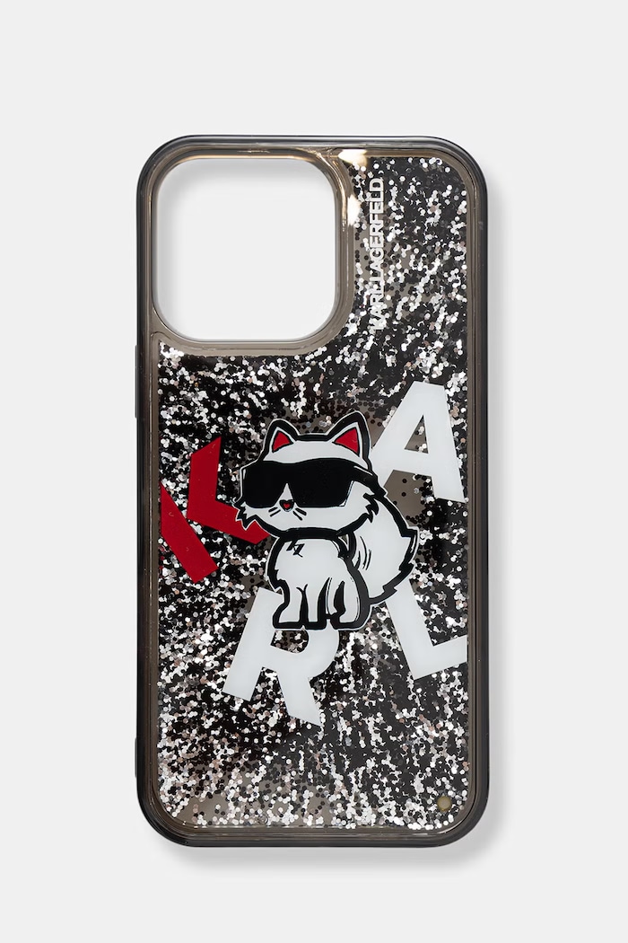 Karl Lagerfeld etui na telefon iPhone 16 Pro Max czarny KLHCP16XLCHSCTDK