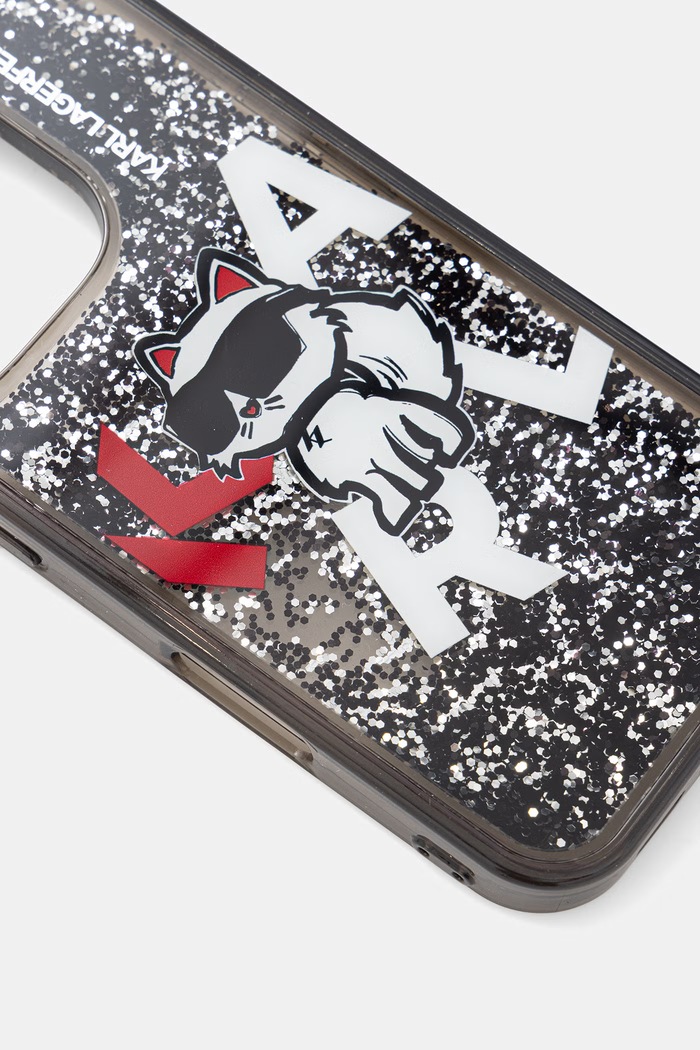 Karl Lagerfeld etui na telefon iPhone 16 Pro KLHCP16LLCHSCTDK czarny AA00