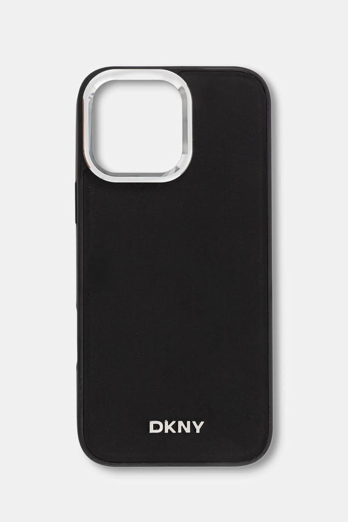 DKNY etui na telefon iPhone 16 Pro Max czarny DKHMP16XPSCMCLK