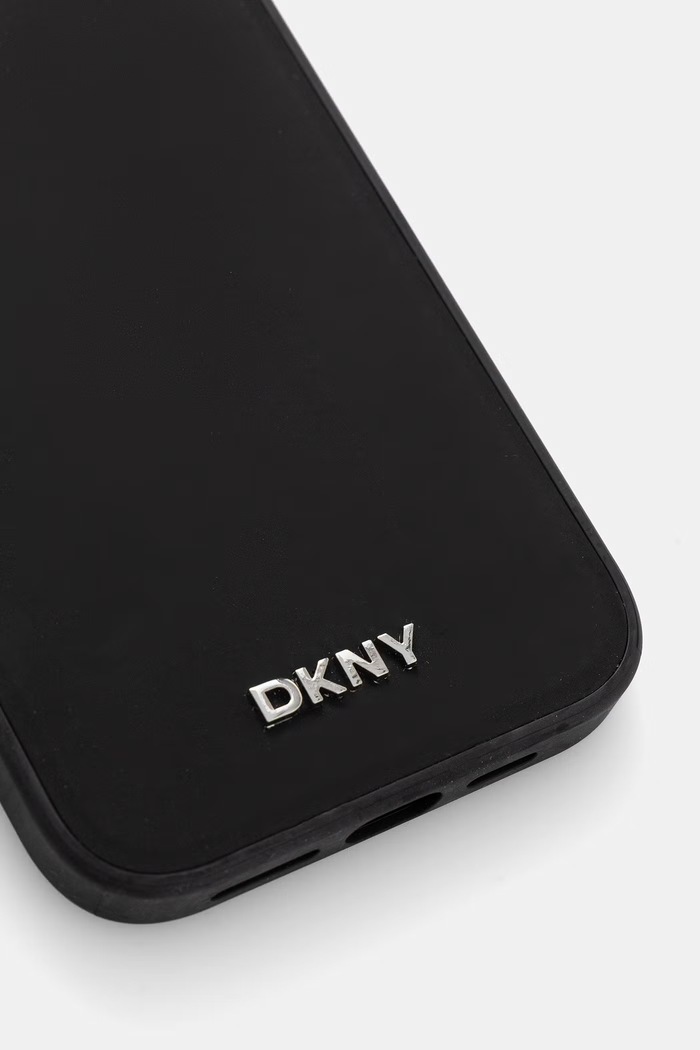 DKNY etui na telefon iPhone 16 Pro Max DKHMP16XPSCMCLK czarny AA00