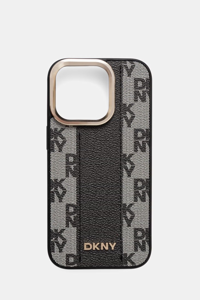 DKNY etui na telefon iPhone 16 Pro brązowy DKHMP16LPCPVSLK