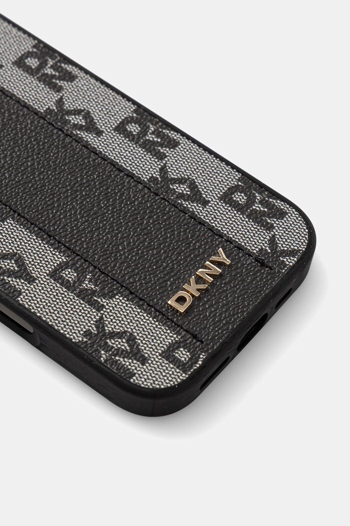 DKNY etui na telefon iPhone 16 Pro DKHMP16LPCPVSLK brązowy AA00