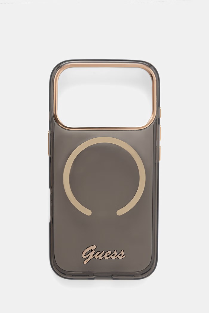 Guess etui na telefon iPhone 17 Pro szary GUHMP17L5HTCSMSK