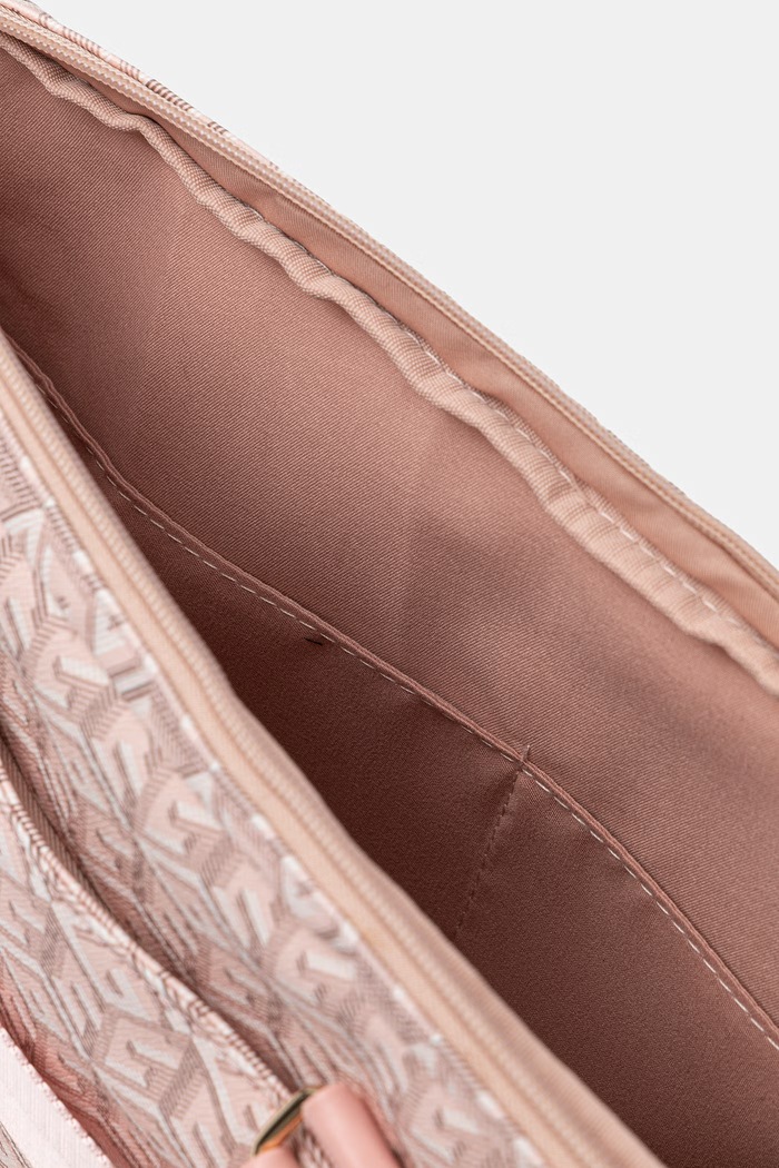 Guess torba z imitacji skóry iPhone 16 GUCB15HGCFSEP różowy