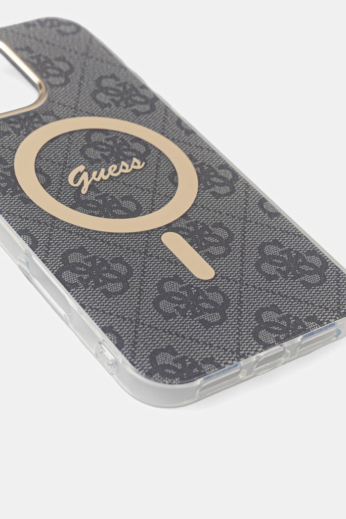 Guess etui na telefon iPhone 16 Pro Max GUHMP16XH4STK szary AA00
