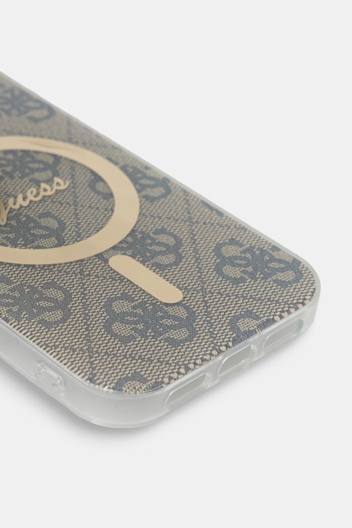 Guess etui na telefon iPhone 16 Pro GUHMP16LH4STW beżowy AA00