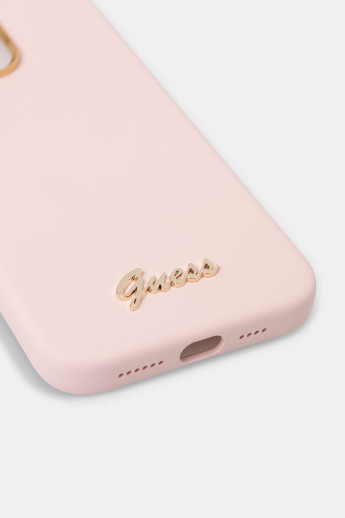 Guess etui na telefon iPhone 16 Pro Max GUHCP16XSMBSLP różowy AA00