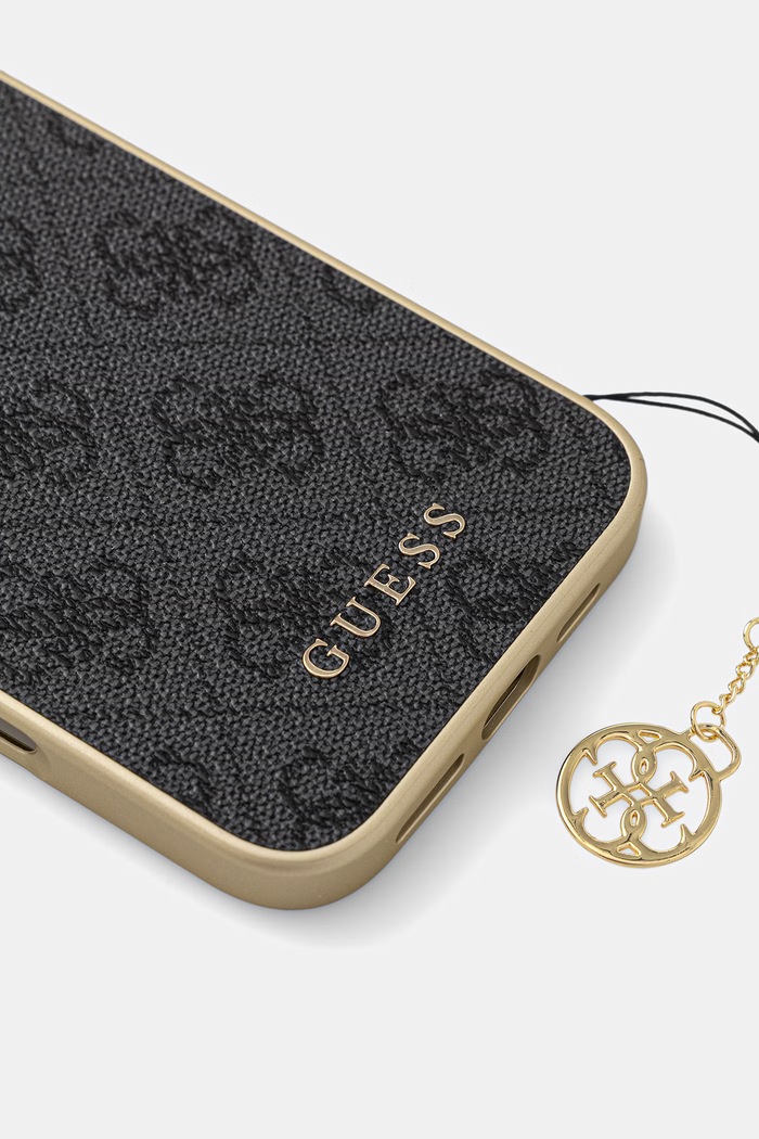 Guess etui na telefon iPhone 16 Plus GUHCP16MGF4GGR granatowy AA00