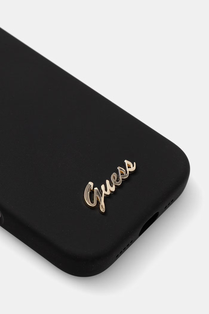 Guess etui na telefon iPhone 16 Pro GUHCP16LSMBSLK czarny AA00