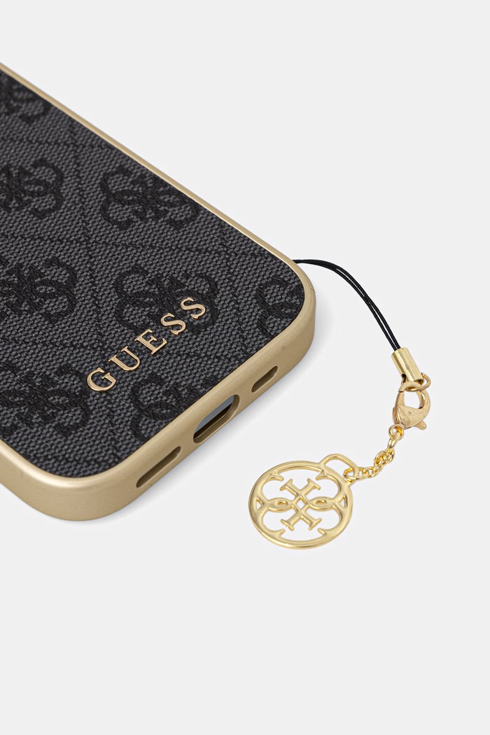 Guess etui na telefon iPhone 16 Pro GUHCP16LGF4GGR granatowy AA00