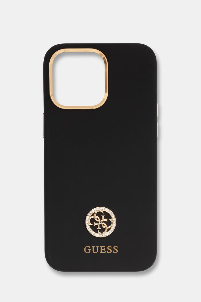 Guess etui na telefon Phone 15 Pro Max czarny GUHCP15XM4DGPK