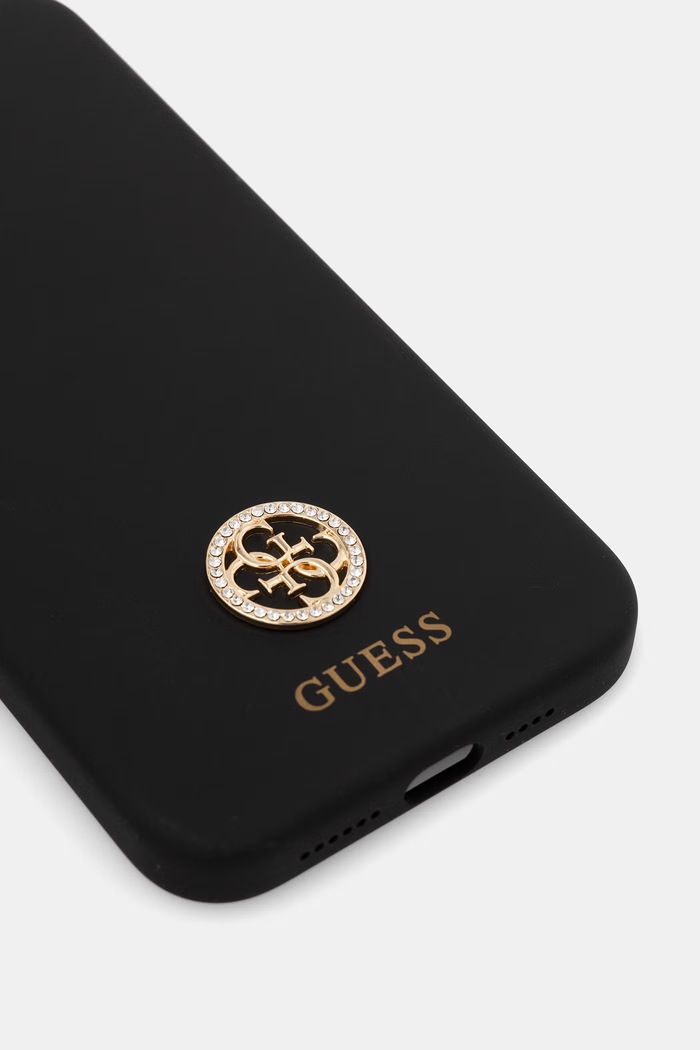Guess etui na telefon Phone 15 Pro Max GUHCP15XM4DGPK czarny AA00