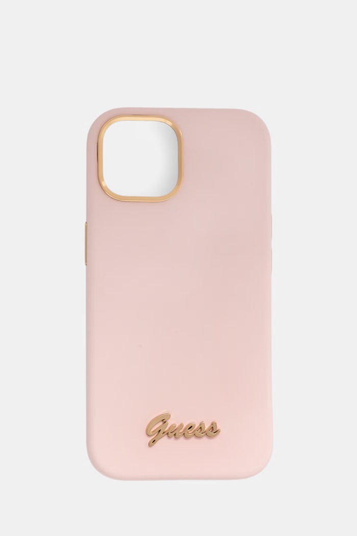 Guess etui na telefon iPhone 15 / 14 / 13 różowy GUHCP15SSMBSLP