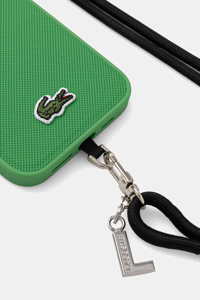 Lacoste etui na telefon iPhone 16 Plus LCHMBCP16MPVCN zielony AA00
