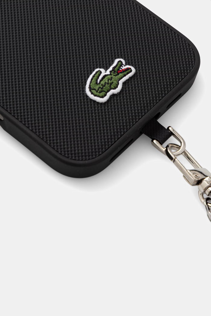 Lacoste etui na telefon iPhone 16 Pro Max LCHMBCP16XPVCK czarny AA00