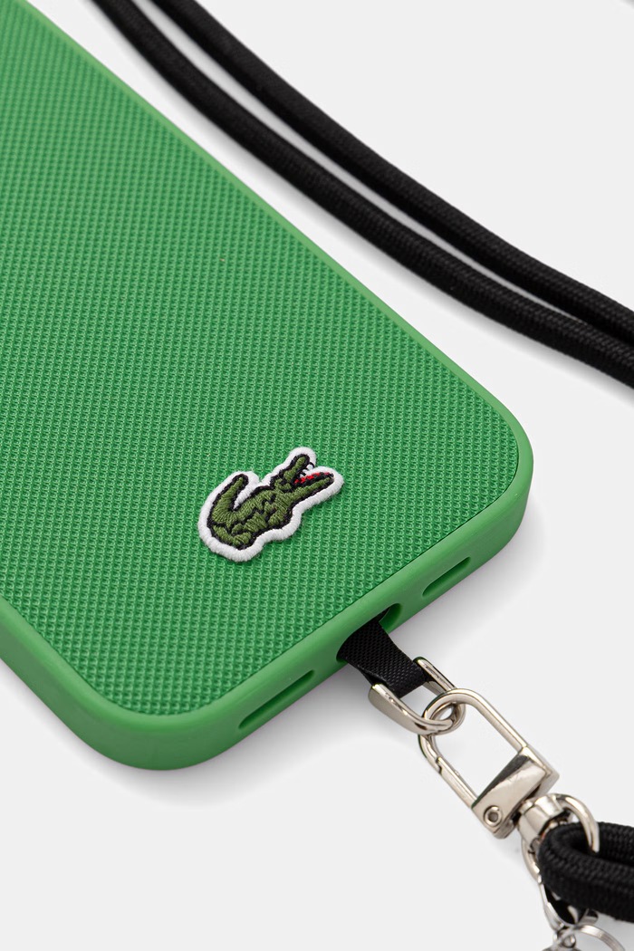Lacoste etui na telefon iPhone 16 Pro Max LCHMBCP16XPVCN zielony AA00