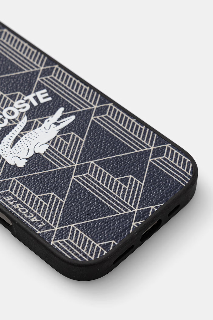 Lacoste etui na telefon iPhone 16 Pro LCHMP16LPIGV granatowy AA00