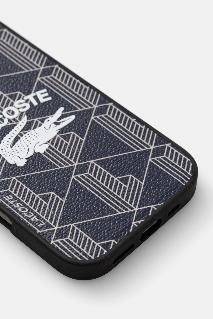 Lacoste etui na telefon iPhone 16 Pro LCHMP16LPIGV granatowy AA00