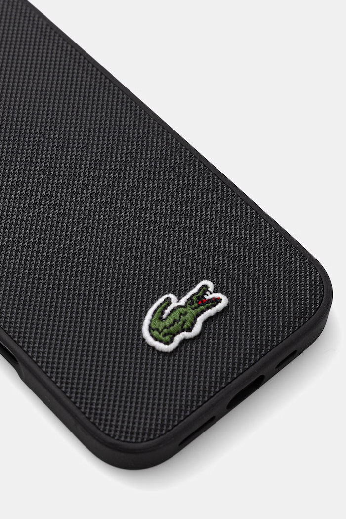 Lacoste etui na telefon iPhone 16 LCHMP16SPVCK czarny AA00