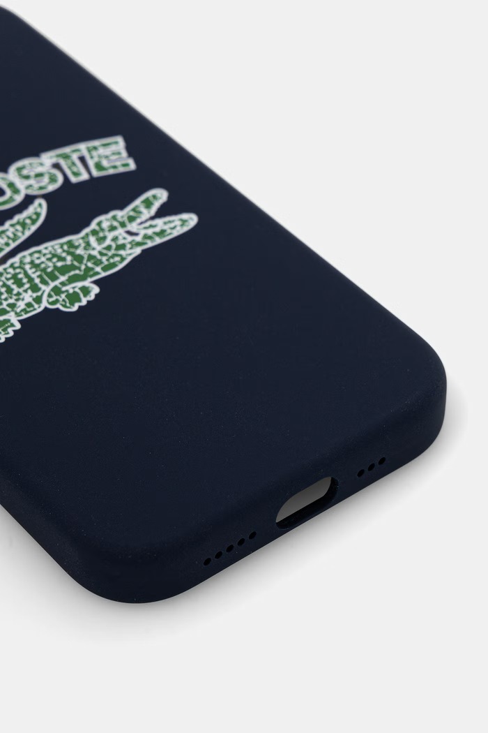 Lacoste etui na telefon iPhone 15 Pro LCHMP15LUCRV granatowy AA00