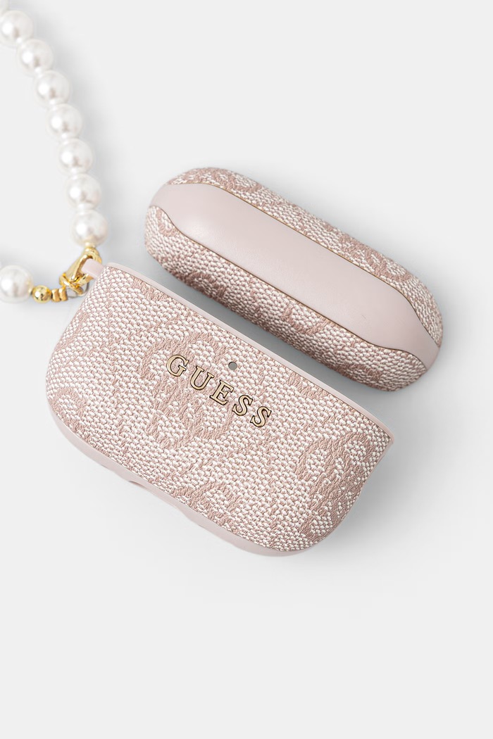 Guess etui na słuchawki AirPods Pro 3 GUAP3P4E4PSP różowy AA00