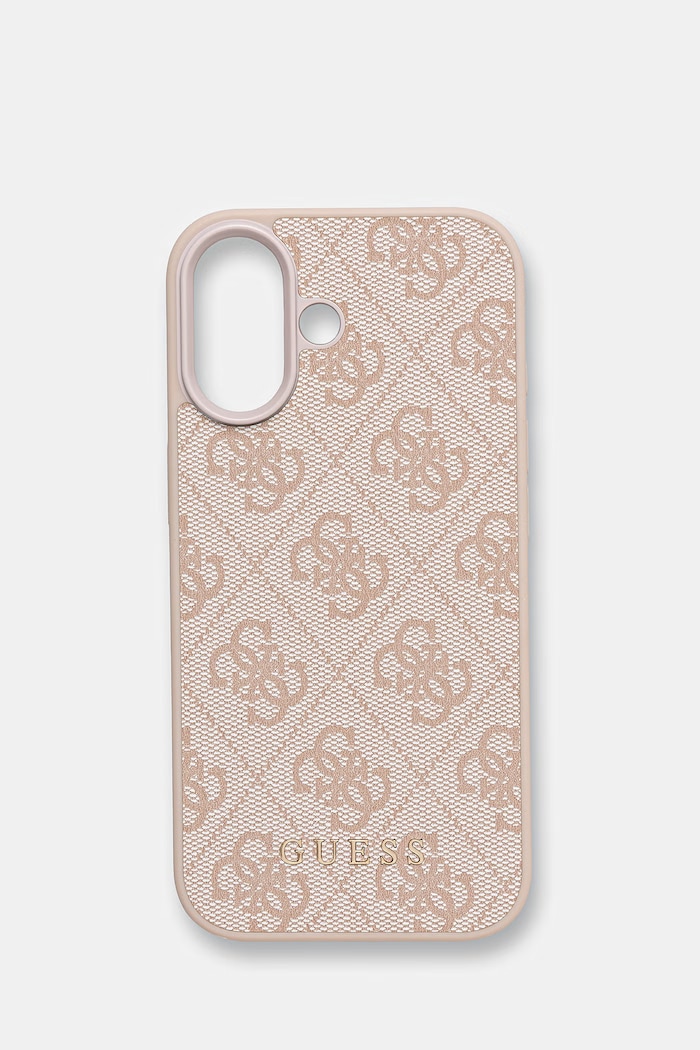 Guess etui na telefon iPhone 17 różowy GUHCP17SG4GFPI