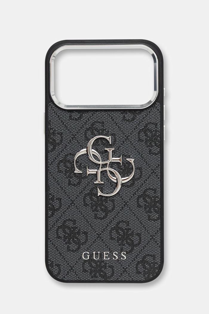 Guess etui na telefon iPhone 17 Pro Max szary GUHCP17XP4G4SMCK