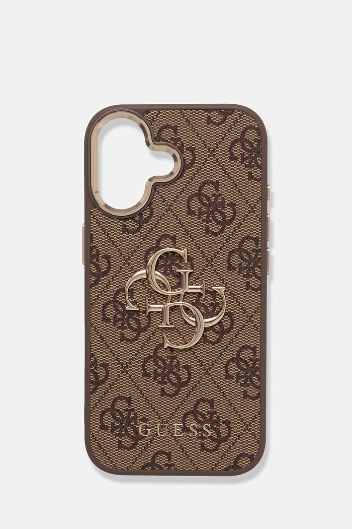 Guess etui na telefon iPhone 17 brązowy GUHCP17S4GMGCBR