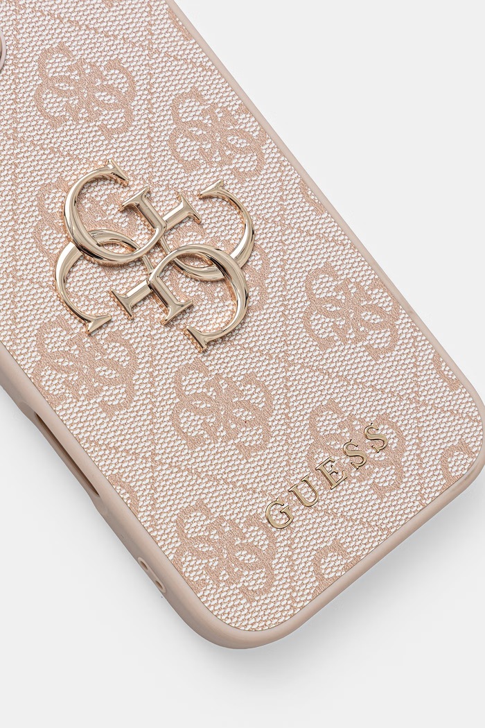 Guess etui na telefon iPhone 17 GUHCP17S4GMGCPI różowy AA00