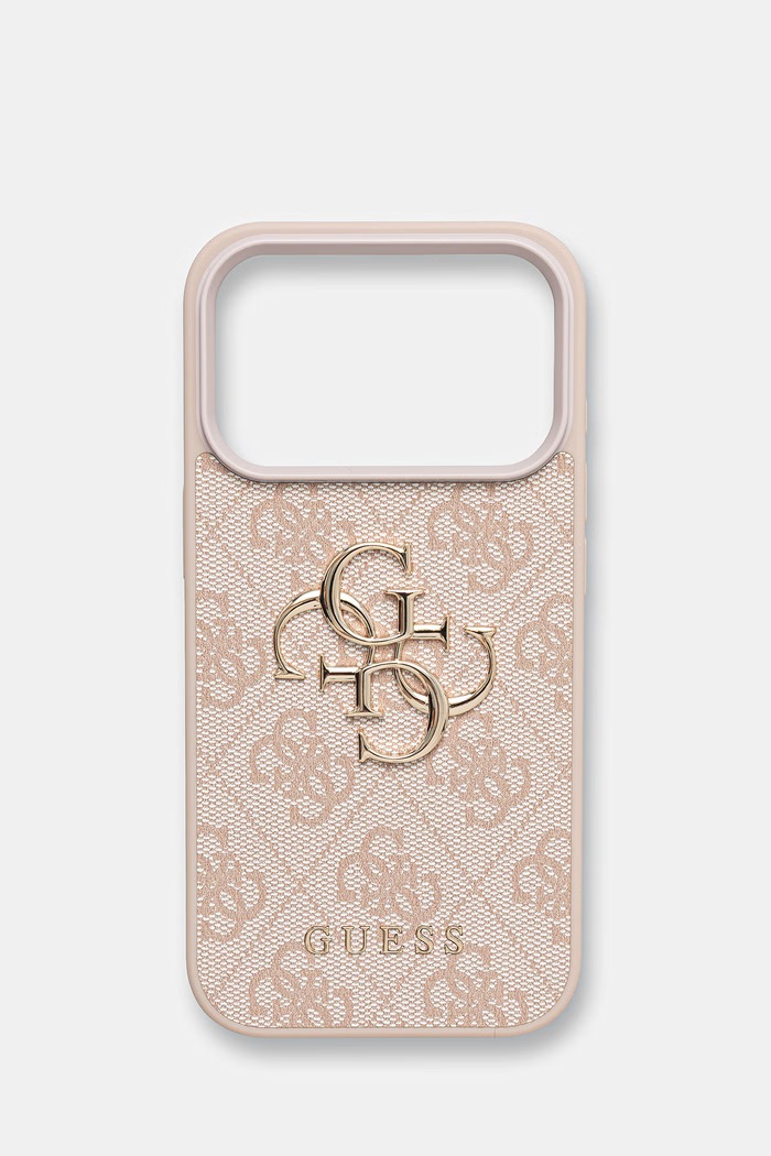 Guess etui na telefon iPhone 17 Pro różowy GUHCP17L4GMGPI