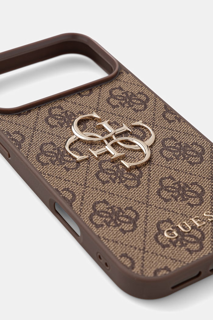 Guess etui na telefon iPhone 17 Pro Max GUHCP17X4GMGBR brązowy AA00