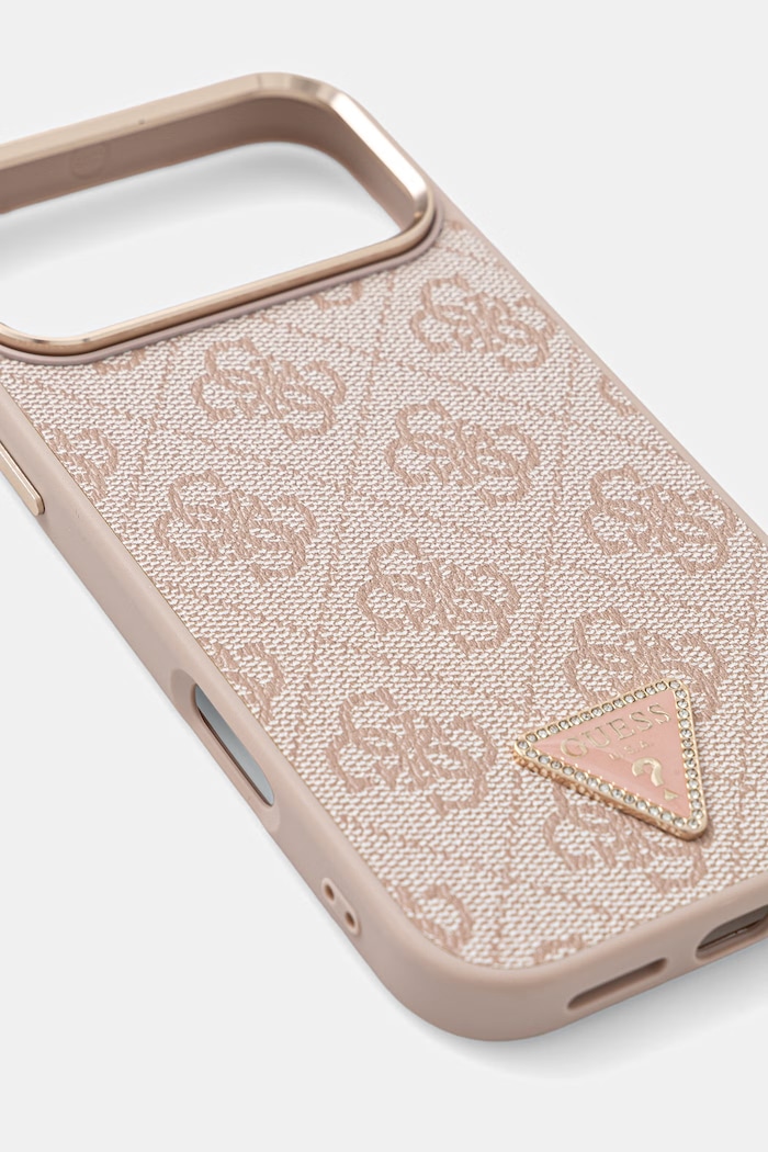 Guess etui na telefon iPhone 17 Pro Max GUHMP17XP4GTDGMP różowy AA00