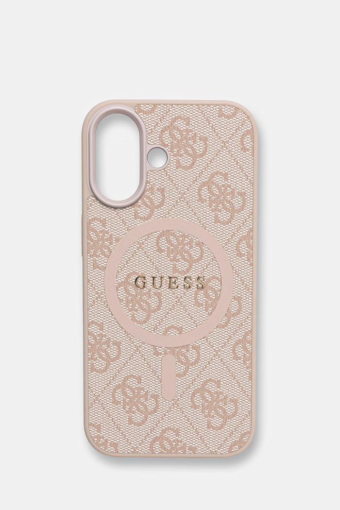 Guess etui na telefon iPhone 17 różowy GUHMP17SG4GFRP