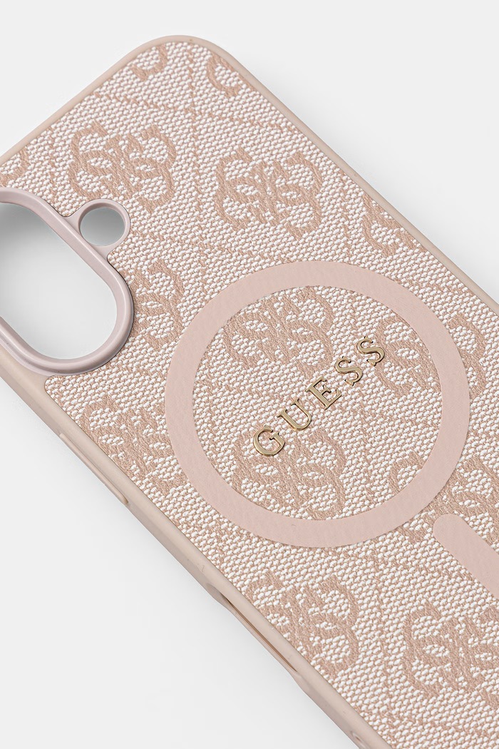 Guess etui na telefon iPhone 17 GUHMP17SG4GFRP różowy AA00