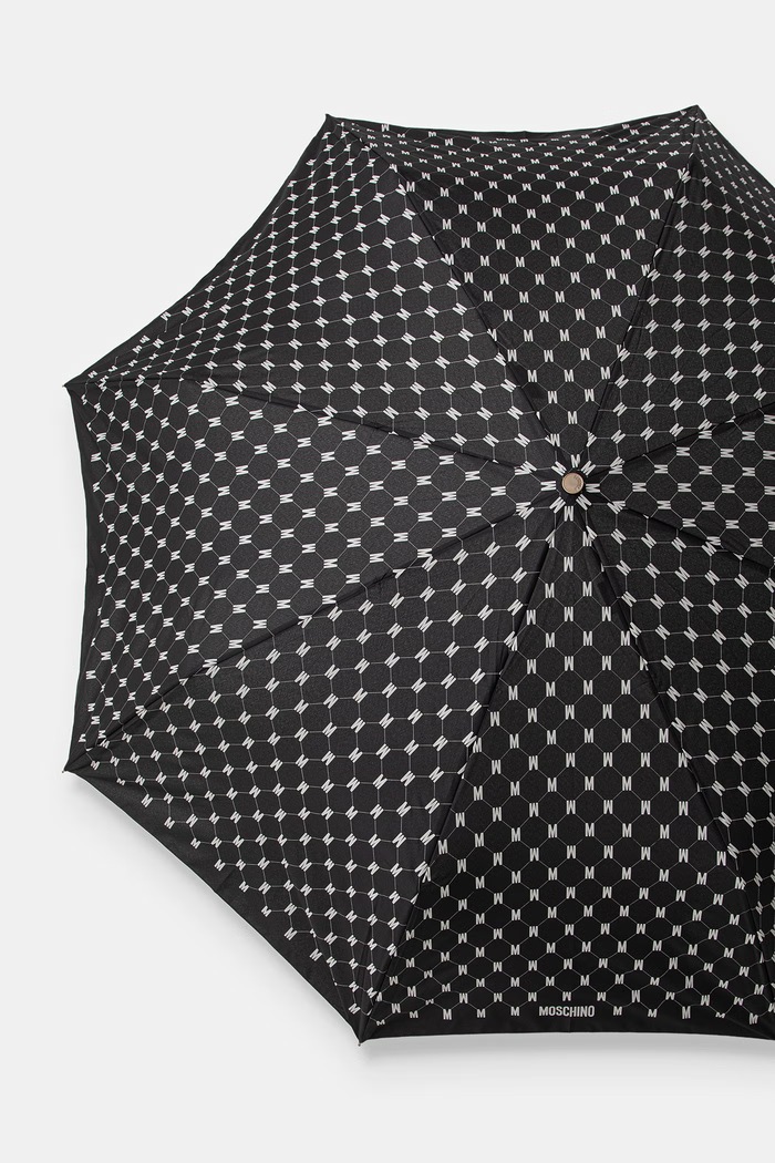 Akcesoria Moschino Parasol 8500.topless czarny