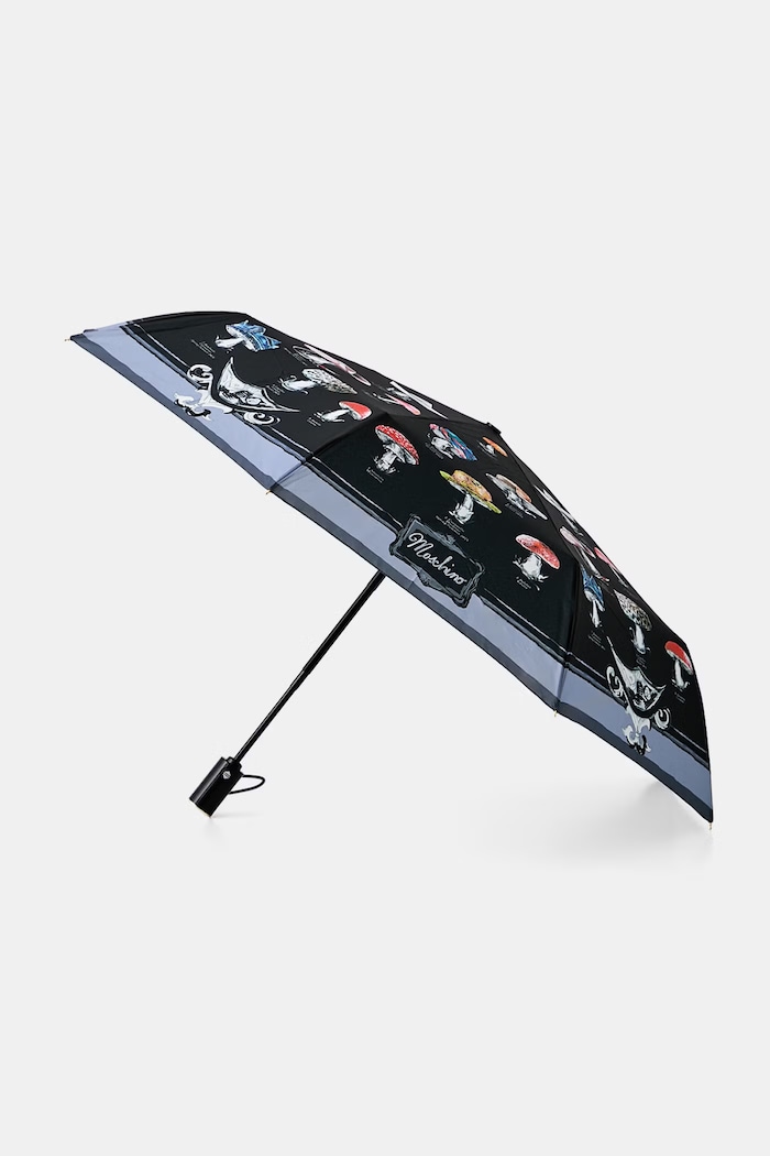 Moschino parasol automatyczny damski czarny 9124.openclose