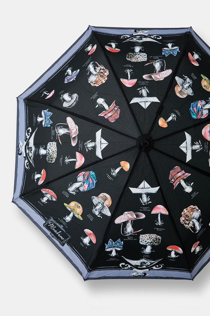 Moschino parasol automatyczny damski czarny 9124.openclose