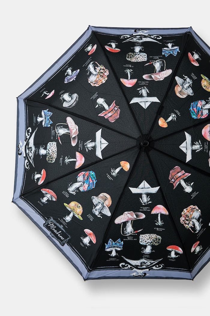 Moschino parasol automatyczny damski czarny 9124.openclose