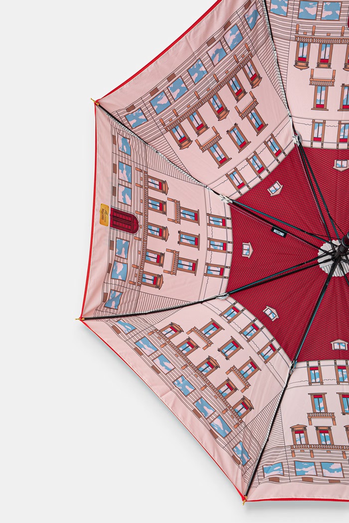 Moschino parasol czerwony 9177.d63auto