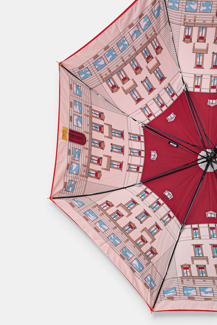 Moschino parasol czerwony 9177.d63auto