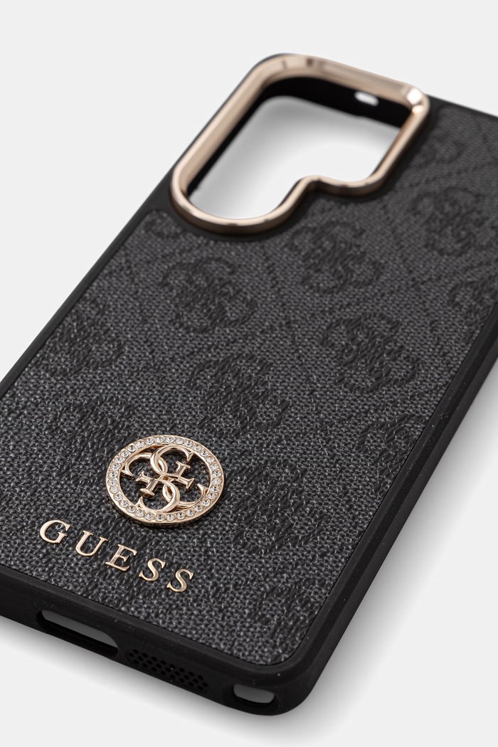 Guess puzdro na telefón Samsung Galaxy S26 Ultra GUHMS26LP4G4DCSK sivá AA00