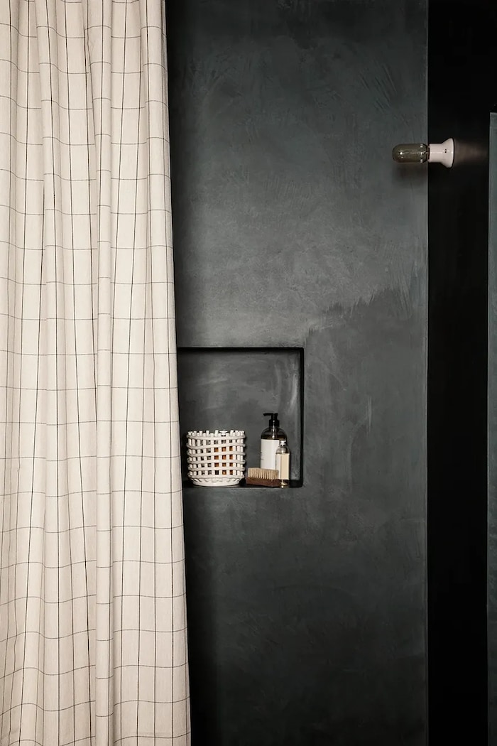 Занавеска для душа ferm LIVING Chambray 100749204 бежевый AA00