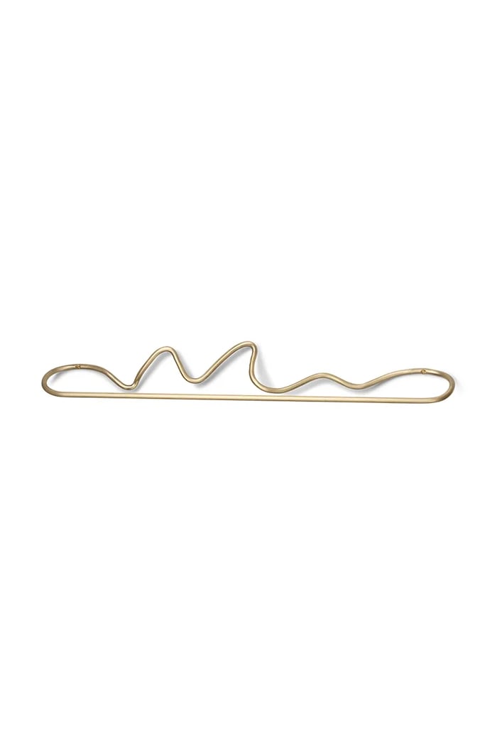 ferm LIVING suport prosop Curvature galben 1104263288